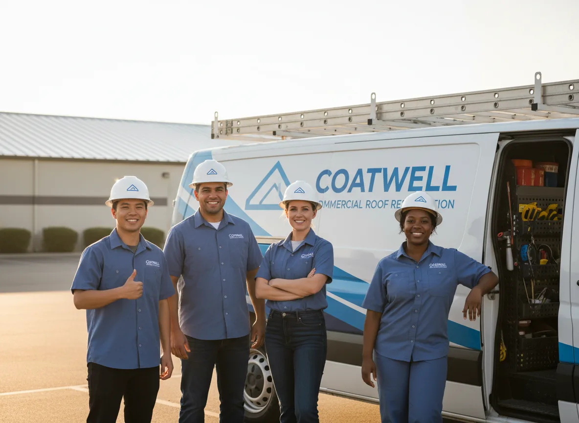 Commercial roof coating company in Sweet Valley, PA